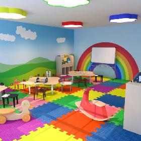 3D Nursery Classroom Low Poly 3D Model